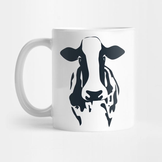 Cow Silhouette by Mako Design 